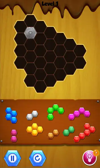 Play Zig Zag Hexa Puzzle  and enjoy Zig Zag Hexa Puzzle with UptoPlay
