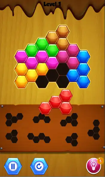 Play Zig Zag Hexa Puzzle as an online game Zig Zag Hexa Puzzle with UptoPlay