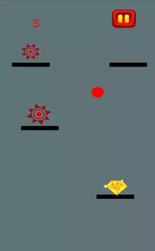 Play Zigzag Jumping Ball as an online game Zigzag Jumping Ball with UptoPlay