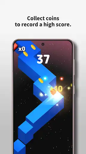 Play ZigZag Run as an online game ZigZag Run with UptoPlay