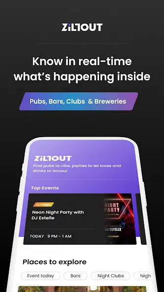 Play ZillOut: Pubs, Events  Drinks  and enjoy ZillOut: Pubs, Events  Drinks with UptoPlay