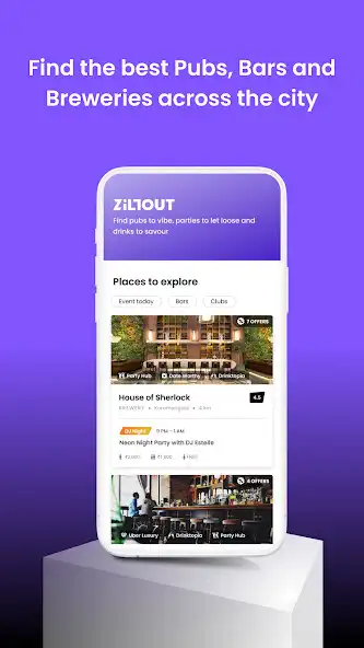 Play ZillOut: Pubs, Events  Drinks as an online game ZillOut: Pubs, Events  Drinks with UptoPlay