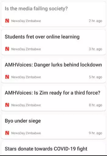 Play Zimbabwe Newspapers