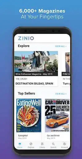 Play ZINIO - Magazine Newsstand  and enjoy ZINIO - Magazine Newsstand with UptoPlay