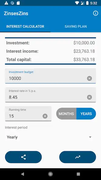 Play ZinsesZins - Yield calculator  and enjoy ZinsesZins - Yield calculator with UptoPlay
