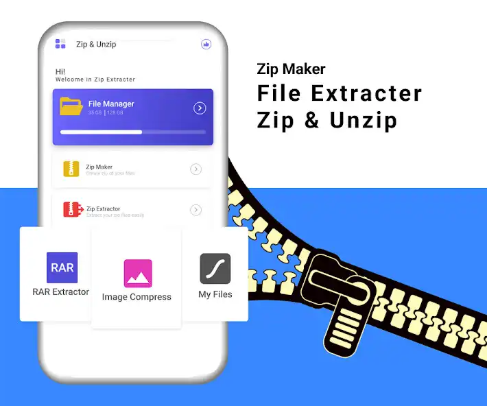Play Zip Extractor: Zip File Viewer  and enjoy Zip Extractor: Zip File Viewer with UptoPlay