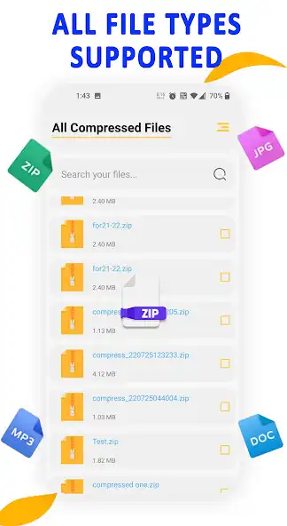 Play Zip File Reader Compressor App as an online game Zip File Reader Compressor App with UptoPlay