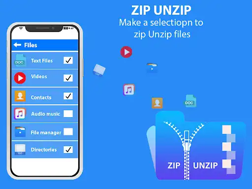 Play Zip File Reader & Extractor as an online game Zip File Reader & Extractor with UptoPlay