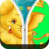 Free play online Zipper Lock Screen-Elephant APK