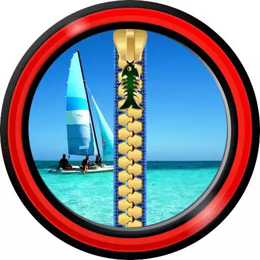 Free play online Zipper Lock Screen – Sea  APK