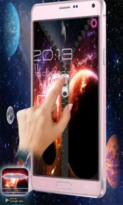 Play Zipper Lock Theme Galaxy
