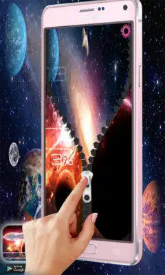 Play Zipper Lock Theme Galaxy