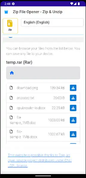 Play Zip  Unzip - Unzip your Files as an online game Zip  Unzip - Unzip your Files with UptoPlay