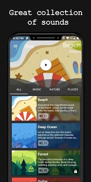 Play Zleep - 3D Nature Sounds,Relaxing Music For Sleep  and enjoy Zleep - 3D Nature Sounds,Relaxing Music For Sleep with UptoPlay