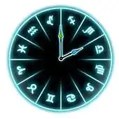 Free play online Zodiac clock live wallpaper APK