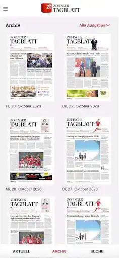 Play Zofinger Tagblatt - E-Paper und mehr as an online game Zofinger Tagblatt - E-Paper und mehr with UptoPlay