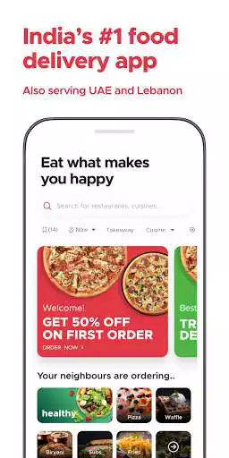 Play Zomato: Food Delivery  Dining  and enjoy Zomato: Food Delivery  Dining with UptoPlay