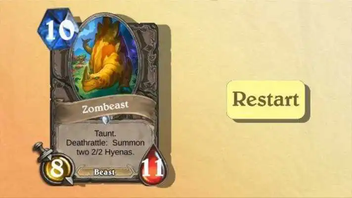 Play Zombeast Ability Simulator for Hearthstone