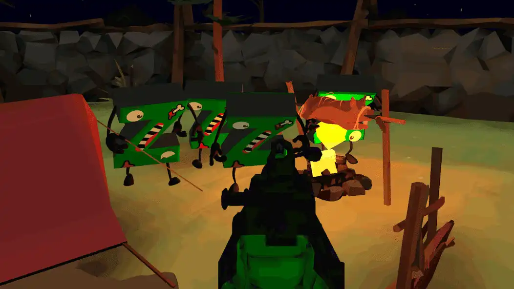 Play Zombie alphabet: 3D online as an online game Zombie alphabet: 3D online with UptoPlay