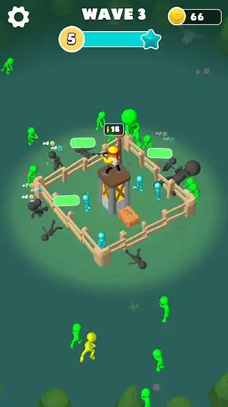 Play Zombie apocalypse: Idle guard as an online game Zombie apocalypse: Idle guard with UptoPlay