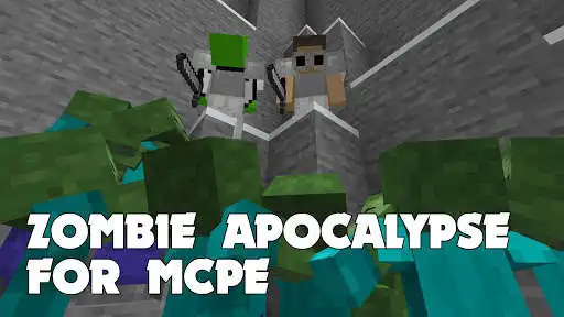 Play Zombie Apocalypse Mod for MCPE as an online game Zombie Apocalypse Mod for MCPE with UptoPlay