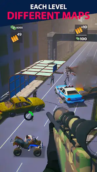 Play Zombie Attack Sniper Survival as an online game Zombie Attack Sniper Survival with UptoPlay