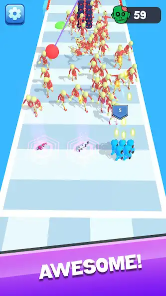 Play Zombie Attack: Stickman War as an online game Zombie Attack: Stickman War with UptoPlay