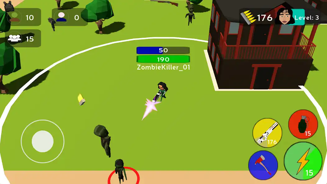 Play Zombie Battle Royale: Survival as an online game Zombie Battle Royale: Survival with UptoPlay
