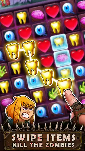 Play Zombie Blast - Match 3 Puzzle  and enjoy Zombie Blast - Match 3 Puzzle with UptoPlay