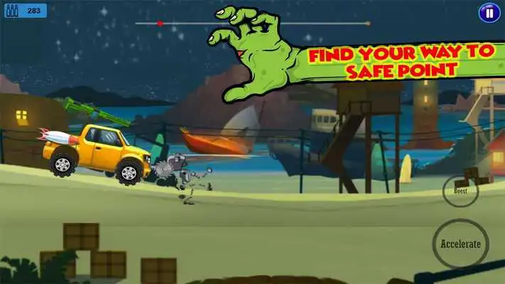 Play Zombie Car Smash Road killer