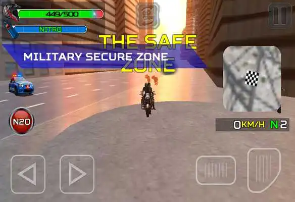 Play Zombie City Police MotorCycle