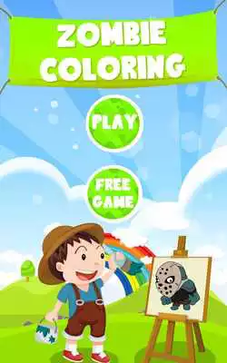Play Zombie Coloring Game Play Zombie Coloring Game