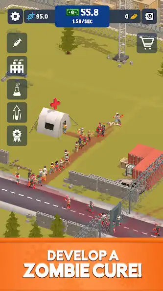 Play Zombie Corp: Cure the Horde as an online game Zombie Corp: Cure the Horde with UptoPlay