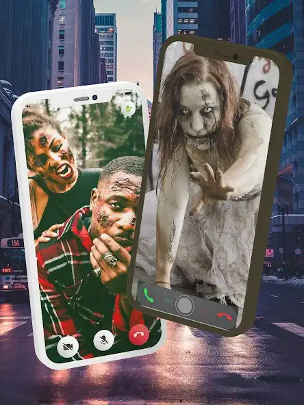 Play Zombie Creepy Fake Video Call as an online game Zombie Creepy Fake Video Call with UptoPlay