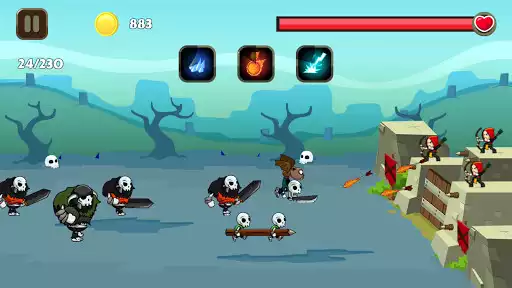 Play Zombie Defense Castle Empire as an online game Zombie Defense Castle Empire with UptoPlay