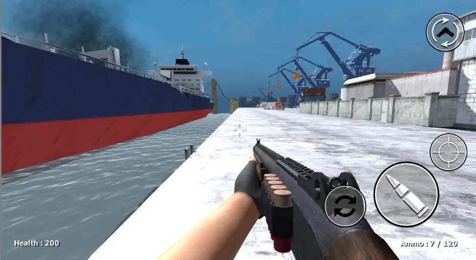 Play Zombie Evil Kill 4 - Dead City as an online game Zombie Evil Kill 4 - Dead City with UptoPlay