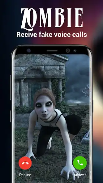 Play Zombie fake call chat  and enjoy Zombie fake call chat with UptoPlay