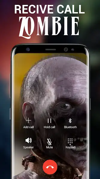 Play Zombie fake call chat as an online game Zombie fake call chat with UptoPlay