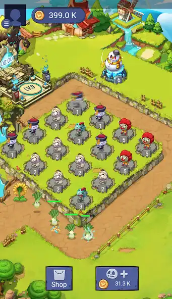 Play Zombie Farm - Merge Zombie  Home Defense  and enjoy Zombie Farm - Merge Zombie  Home Defense with UptoPlay