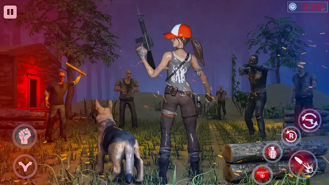 Play Zombie Fire Shooter Survival as an online game Zombie Fire Shooter Survival with UptoPlay