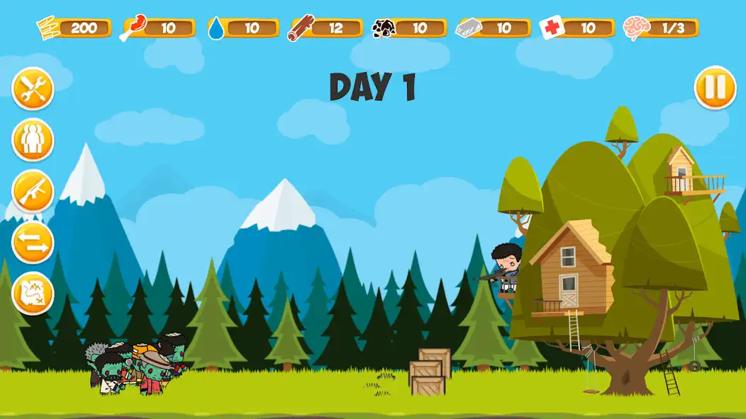 Play Zombie Forest: Apocalypse as an online game Zombie Forest: Apocalypse with UptoPlay