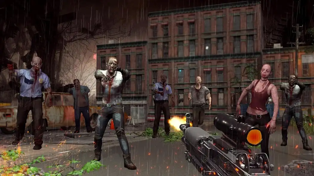 Play ZOMBIE HUNTER 23: Offline Game as an online game ZOMBIE HUNTER 23: Offline Game with UptoPlay