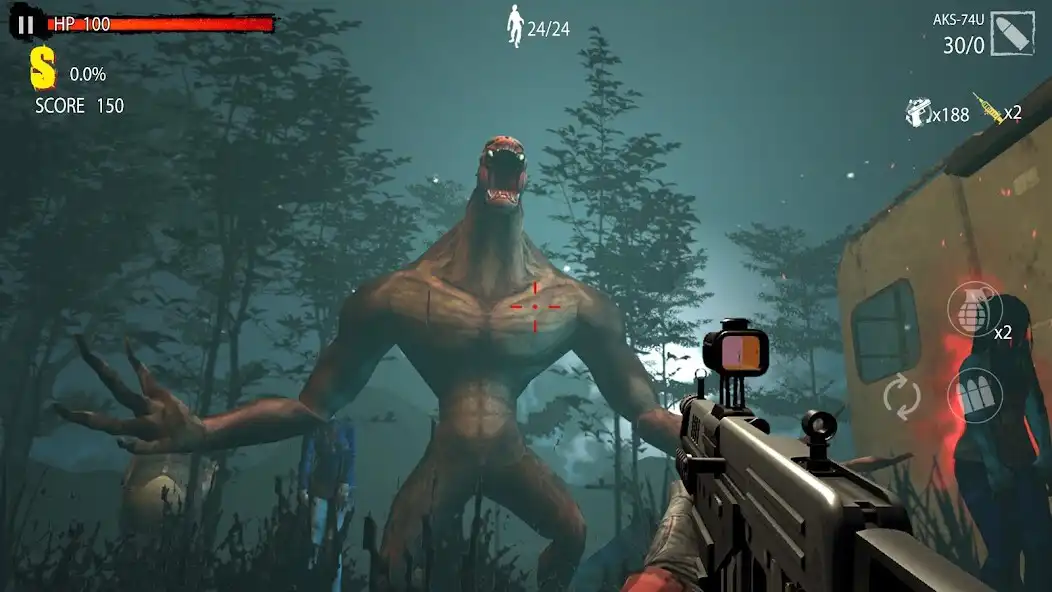 Play Zombie Hunter D-Day : Shooting  and enjoy Zombie Hunter D-Day : Shooting with UptoPlay