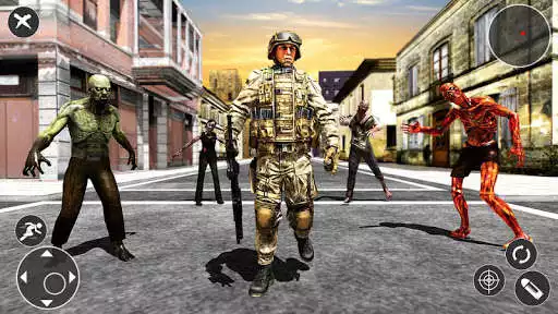 Play Zombie Hunter Shooting Games as an online game Zombie Hunter Shooting Games with UptoPlay