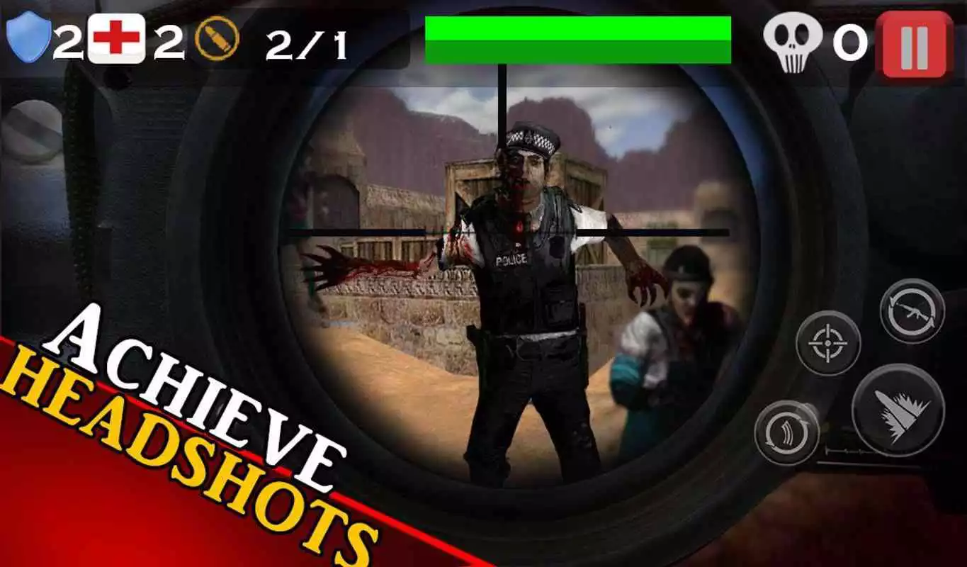 Play Zombie Hunter-Sniper City 3D
