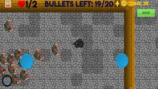Play Zombie Hunter - Top Down Zombie Shooter as an online game Zombie Hunter - Top Down Zombie Shooter with UptoPlay