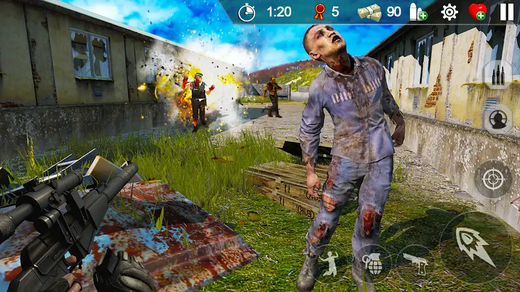Play Zombie Hunter: War of the dead  and enjoy Zombie Hunter: War of the dead with UptoPlay