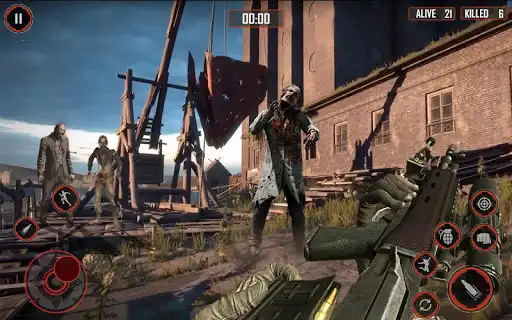 Play Zombie Hunter Zombie Games 3d as an online game Zombie Hunter Zombie Games 3d with UptoPlay