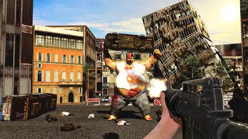 Play APK Zombie Hunt: Free Zombie Games  and enjoy Zombie Hunt: Free Zombie Games with UptoPlay com.puffythumb.zombiehunter