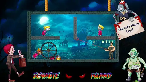 Play zombie island as an online game zombie island with UptoPlay